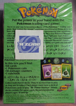 Power Reserve Jungle Theme Deck Year 1999 Pokemon FACTORY SEALED w/ Acrylic Case - Image 3