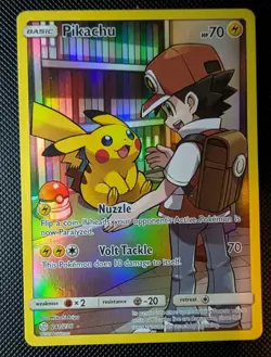 Pokemon Pikachu 241/236 Cosmic Eclipse Holo 2019 Damage - Image 1