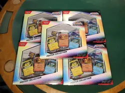 (5) Pokemon TCG PRISMATIC EVOLUTIONS Poster Collection Box Lot X5 FACTORY SEALED - Image 2