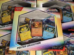 (5) Pokemon TCG PRISMATIC EVOLUTIONS Poster Collection Box Lot X5 FACTORY SEALED - Image 3