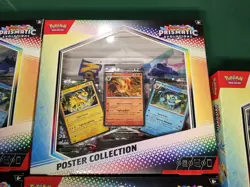 (5) Pokemon TCG PRISMATIC EVOLUTIONS Poster Collection Box Lot X5 FACTORY SEALED - Image 4