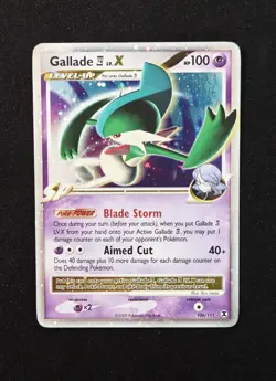 Gallade E4 Lv.X 106/111 Holo Ultra Rare Pokemon Platinum Rising Rivals 2009 TCG - Image 1