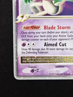 Gallade E4 Lv.X 106/111 Holo Ultra Rare Pokemon Platinum Rising Rivals 2009 TCG - Image 5