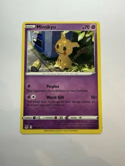 Mimikyu - 080/196 - Lost Origin - Non-Holo Rare - Pokemon - Near Mint/Mint - Image 1