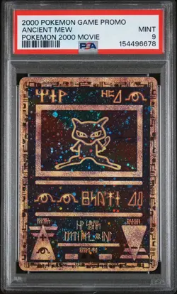 Pokemon PSA 9 Mint 2000 Movie Promo Ancient Mew - Image 1