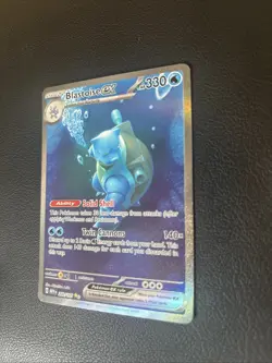 Pokemon TCG Blastoise EX 200/165 Scarlet & Violet 151 Holo NM - Image 2