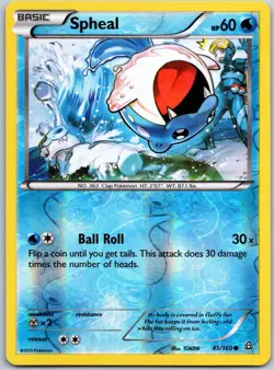 Spheal 45/160 Reverse Holo Common Primal Clash LP - Image 1