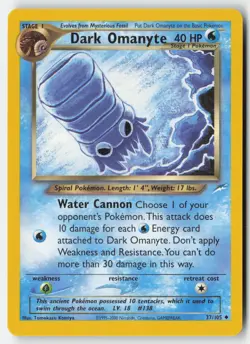 Pokemon - Dark Omanyte #037/105 - Neo Destiny Unlimited - Image 1