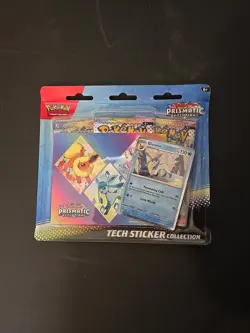 Pokemon Prismatic Evolutions Tech Sticker Collection - Glaceon Scarlet Violet - Image 1