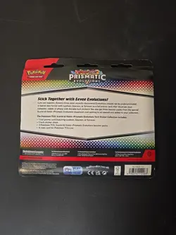 Pokemon Prismatic Evolutions Tech Sticker Collection - Glaceon Scarlet Violet - Image 2