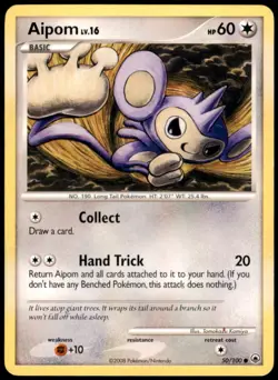 Pokemon - Aipom (50) #50/100 - Majestic Dawn Common - Image 1