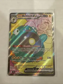 NM-Mint Iono's Bellibolt ex - 172/159 - Ultra Rare Pokemon Journey Together - Image 1