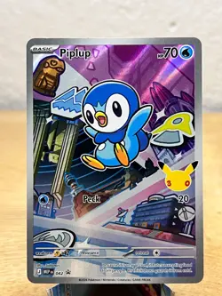 3 First Partner Starter Promo Set Holo – Pokemon Turtwig Chimchar Piplup – NM/M - Image 2