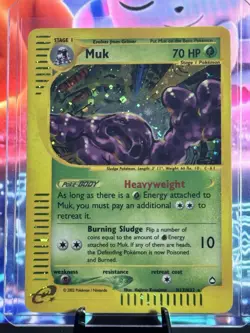 2003 Pokemon Aquapolis #H17/H32 Muk Holo - Image 1
