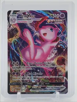 MEW VMAX 2021 POKEMON SWSH FUSION STRIKE RARE 269/264 Q1829 - Image 1