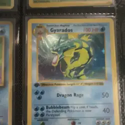 Pokemon gyarados base set shadowless 1st edition 6/102 - Image 3