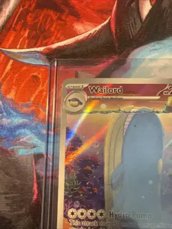 Pokemon Wailord Illustration Rare Holo SV09 162/159 240HP Stage 1 Hydro Pump - Image 2