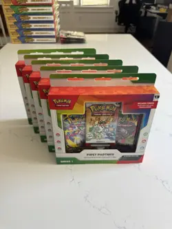 Pokemon TCG-First Partner Illustration Collection Series 1 Factory Sealed Lot X5 - Image 1