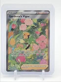 GARDENIA'S VIGOR 2023 POKEMON SWSH CROWN ZENITH ULTRA RARE A Q7098 - Image 1