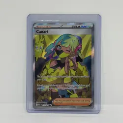 Pokemon Trainer Canari 257/217 Full Art Ultra Rare Holo Ascended Heroes - Image 1