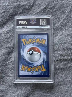 2023 Pokemon SVP EN x Van Gogh #085 Pikachu Grey Felt Hat PSA 8 NM-MT - Image 5