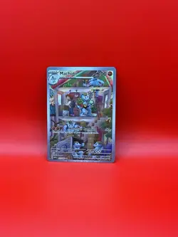 Machoke 177/165 IR Scarlet Violet 151 Illustration Rare Card Pokemon TCG - Image 1