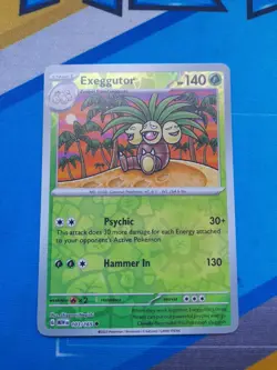 Exeggutor Reverse Holo NM 103/165 Scarlet & Violet 151 Pokemon Card - Image 1