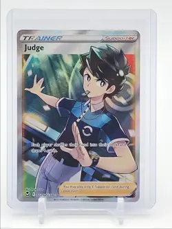 JUDGE 2022 POKEMON SWSH SILVER TEMPEST TRAINER GALLERY ULTRA RARE Q7098 - Image 1