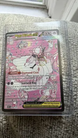 Pokemon Mega Diancie EX Basic 270 HP 120× Card ASC 282/217 English - Image 2