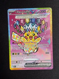Pokemon TCG Pikachu ex 277/217 Ascended Heroes SIR Special Illustration Rare NM - Image 1