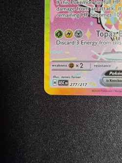 Pokemon TCG Pikachu ex 277/217 Ascended Heroes SIR Special Illustration Rare NM - Image 5