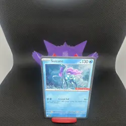 Pokemon Suicune 026/094 Me02: Phantasmal Flames Rare Holo 130 HP GameStop - Image 1