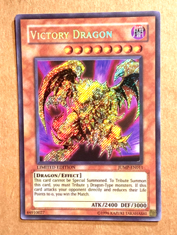 yugioh Victory Dragon JUMP-EN011 Secret Rare Limited Edition PM - Image 1