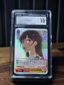 Bushiroad Filling the Hole in the Heart Chizuru Super Rare CGC 10 Rent-A-Girlfr… - Image 1