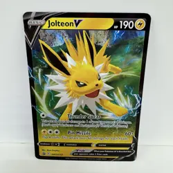 2021 Pokemon TCG SWSH: Promo Cards Jolteon V Holo Black Star Promo SWSH151 - Image 1