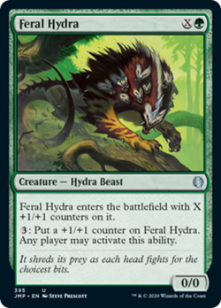 Feral Hydra Jumpstart NM Green Uncommon MAGIC THE GATHERING MTG CARD ABUGames - Image 1