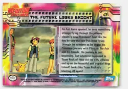 The Future Looks Bright #41 Topps The First Movie Trading Cards Pokemon LP - Image 2