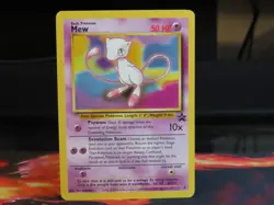 Mew Black Star Promo Non Holo Rare WOTC LP Pokemon Card Vintage Legendary - Image 1