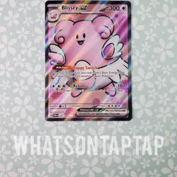 Pokemon Card Blissey Ex 201/167 Secret Rare Scarlet Violet Twilight Masquerade - Image 1