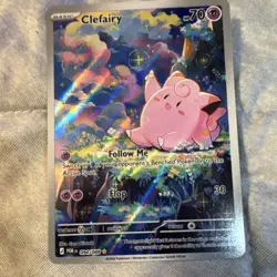 Pokemon Clefairy 094/088 POR Full Art Rare Holo English 70 HP Card - Image 1