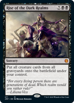Rise of the Dark Realms Jumpstart NM Black Mythic Rare MAGIC MTG CARD ABUGames - Image 1