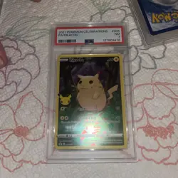 Pokemon TCG PSA Graded Cards Slabs PSA 7/8/9 Pikachu Claydol Celebrations IR - Image 5