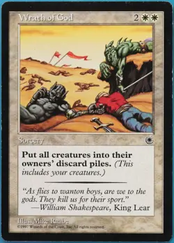 Wrath of God Portal PLD White Rare MAGIC GATHERING CARD (ID# 516263) ABUGames - Image 1