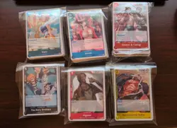 One Piece: Adventures On Kami’s Island OP15 Bulk Lot +200 Cards - Image 1