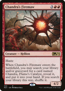 Chandra's Firemaw Core Set 2021 / M21 NM Red Rare MAGIC GATHERING CARD ABUGames - Image 1