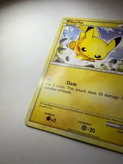 Pikachu 61/90 - HS Undaunted - Non Holo - Pokemon TCG Card - LP - Image 2