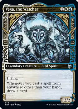 Vega, the Watcher (Showcase) Kaldheim NM Uncommon Showcase CARD ABUGames - Image 1