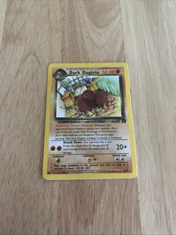 Pokemon Card TCG Dark Dugtrio 23/82 Team Rocket Unlimited Edition Non Holo Rare - Image 2