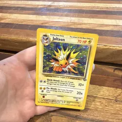 Pokemon Jolteon Jungle 29/64 Holo Rare 70HP Stage 1 Unlimited English TCG Card - Image 1