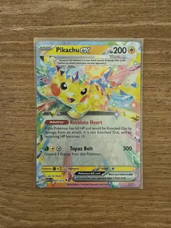 Pikachu Ex 57/217 Double Rare Holo Card - Pokemon Ascended Heroes Near Mint - Image 1